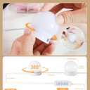 14 Bulbs LED Vanity Lights for Mirror, 3000K 4000K 6500K & 10-Brightness, Wire Length Adjustable, USB Cable, Hollywood Mirror Lights for Makeup Dressing Room Bathroom, White