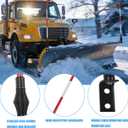 39.37 Inch Snow Plow Markers Fiberglass, 2 Pack