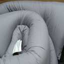 Mollydot Japanese Floor Mattress, Futon Mattress Full Size 54"x 80", 2.5" Thicken Tatami Mattress, Portable Foldable Floor Bed, Roll Up Futon Cushion, Suitable for Camping Guest Room Dormitory (Grey)