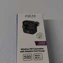 Zgear Wireless FM Transmitter With Adaptive Fast Charge 2 Pack