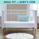 Sealy Baby Posture Perfect Breathable Crib Mattress, GREENGUARD Gold Certified, Made in USA, 2 Stage Hybrid Memory Foam & 150 Premium Coils, Toddler Bed Fit, Safety & Quality Tested, 52x28", Mattress Only