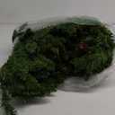 9 FT Christmas Garland Pre-lit 70 LED Lights Holiday Artificial Decor for Stairs Mantle Door Indoor Outdoor Garland with Battery Operated Timer (Green Spruce)