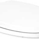 KOHLER 24764-RL-0 Rutledge Nightlight ReadyLatch Slow Close Toilet Seat, Elongated, Quiet-Close Lid and Seat, Grip-Tight Bumpers, White