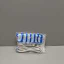 Power Strip 10 ft, Flat Plug Extension Cord with 6 Outlets 4 USB Ports, Outlet Extender Long Cord, Overload Protection, Extension Cord with Multiple Outlets for Indoor, Home, Office