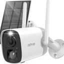 NETVUE Security Camera with Solar Panel, 2K Color Night Vision AI Motion Detection, WiFi Home Wireless Outdoor Camera, IP65 Weatherproof, 2 Way Audio, Spotlight Siren Alarm, Cloud/SD Storage