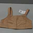 SYROKAN Front Adjustable Sports Bras for Women High Impact Wirefree Comfort No Bounce Support Workout Running Bra (36B, Dark Beige)
