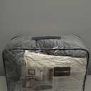 Madison Park King Comforter Set Pieced Boucle & Mink Comforters for King Size Bed Fuzzy & Warm Quilted Bedding, All Season Luxurious Comforters King Size Bed Set, Amelia, King/Cal King Grey 5 Piece