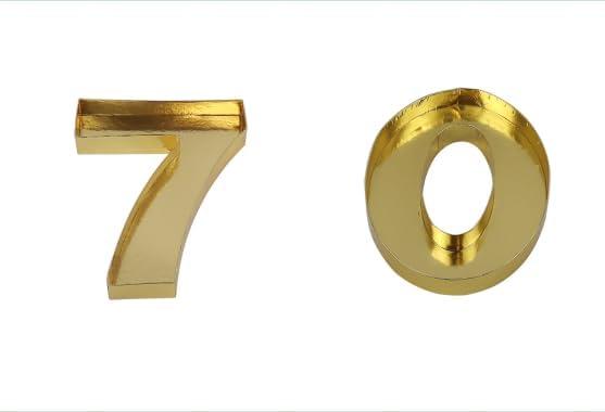 10'' Fillable Cardboard Tray for Birthday Anniversary Party Decorations Strawberries Chocolate Sweets Candy Container Box (70, Gold)
