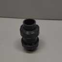 EATAKWARD 1-1/4 Inch PVC True Union Check Valve, Slip-Slip Full-Port Practical Check Valve, Sch80 Socket Insert Pool Ball Check Valve for Backflow Prevention