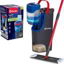 O-Cedar H2prO Flat Mop System | Quick Cleaning Tool | Clean with Clean Water | Machine Washable Reusable Microfiber Mop Pad | Safe on Wood Floors, Vinyl, Tile, Baseboards, Walls