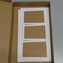 KeaBabies Baby Hand and Footprint Kit - Clay Handprint Keepsake Frame, Newborn Nursery Picture Frame, Personalized New Mom Gifts for Baby First Christmas Shower (Alpine White) (Duo Frame, 13" x 7.8")