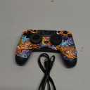 TIANHOO Wireless Controller Compatible with PS4/Pro/Slim, with Vibration Feedback, Motion Sensing, Touchpad, Light Bar, Share, Speaker, 3.5mm Headphone Jack (Graffiti)