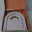 Meow Manor Cat Door Interior Door - No-Flap, Interior Cat Door for Cats Up to 20 lbs, Easy DIY Setup, Secured Installation in Minutes, No Training Needed (Original, White)