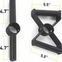 Adjustable kettlebell Handle, Heavy Duty Kettlebell Handle for Plates, Loading Pin with D-bar, Double D-bar and T-bar for Olympic Weight Plates, Hold Up 200lbs.