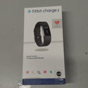 Fitbit Charge 2 Heart Rate + Fitness Wristband, Black, Large (US Version), 1 Count