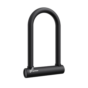 Sportneer Bike Lock - 18mm Shackle Heavy Duty Anti Theft Bike U Lock with 3 Keys - Bicycle U-Locks with Sturdy Mounting Bracket for Road, Mountain, Electric & Folding Bike, Size 9.85''x6.3''