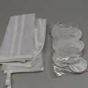 2 x Mesh Bath Toy Organizer + 8 Ultra Strong Hooks  The Perfect Bathtub Toy Holder & Bathroom or Shower Caddy  These Multi-use Net Bags Make Baby Bath Toy Storage Easy  For Kids & Toddlers