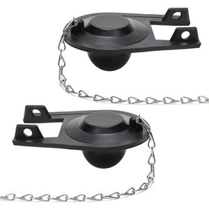 Generic Toilet Flapper Replacement 2 inch Universal Kit with Chain - Easy to Install/Long-Lasting/Water-Saving for American Standard Toilet, Black