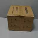 Spin Mop and Bucket with 4 Microfibra Replaceable Mop Pads, Self Separation Dirty and Clean Water System Self Wringing 360 Rotating Square Mop-Head (1 Bucket + 52'' Mop + 4 Microfibra Pads)