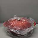 Vivicreate 9.6 QT enamel cast iron dutch oven, red gradient color,cast iron pot (9.6 QT)
