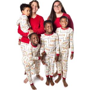 10 x Burt's Bees Baby Matching Family Jammies, Organic Cotton, Holiday Pajamas