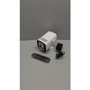 Auto Focus&1080PMagcubic Mini Smart Projector with 4K Support, Portable Projector with Wifi and Bluetooth, 5W Speaker, Built in Apps, Voice Control, Outdoor Movie Projector (White)