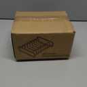 2 Large 2 Small Plate Organizers Holders Upright Cabinet Dish Drying Racks Metal Plate Dish Organizers Racks Stands for Countertop and Cupboard Black