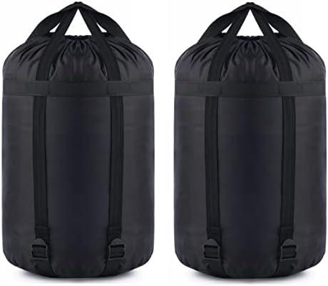 MOOCY Compression Stuff Sack, 12L/24L/45L Sleeping Bag Cover Sack Sleeping Bags Storage Stuff Sack Organizer - Great Sleeping Bags Clothes Camping Hiking Backpacking