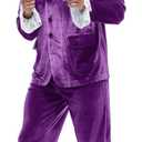 ATTBEA Blue 60s Costume Groovy Costumes Swinge rFor Men 1960s Movie Halloween CostumesSpy Costume Adult (Medium)