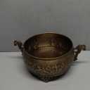 RITUALISTIC Peacock Brass Urli | Urli for Flower Decoration | Brass Urli Bowl for Home Decorations | Kitchen Décor | Bowl for Decoration | Perfect for Housewarming & Valentine's day Gifts