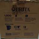 Brita Large Water Filter Pitcher for Tap and Drinking Water with SmartLight Change Indicator, Includes 1 Standard Filter, BPA-Free, Lasts 2 Months, 10-Cup Capacity, Stretch Limo Black
