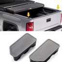 Moonlinks Bed Rail Stake Pocket Covers Compatible with 2014-2018 GMC Sierra 1500 and Chevrolet Silverado Stake Pocket Hole Plug Covers 1500/2500/2500HD/3500HD(Set of 2)