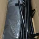 4ft Firewood Log Rack with Cover Outdoor, Heavy Duty Indoor Outdoor Firewood Storage Log Rack with Cover Combo Set Black