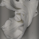 LAMIT White Linen Curtains 84 inches Long 2 Panels, Grommet Semi Sheer Light Filtering Neutral Panels Faux Linen Textured Privacy Living Room Drapes for Bedroom/Farmhouse, 52 x 84 Inch