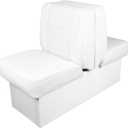 1 Set Back to Back Boat Seat Covers Replacement Boat Lounge Seat Covers Waterproof Polyvinyl Chloride for Protect Boats Seats Deluxe Back-to-Back Lounge Seats Cover (White)