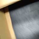 Faux Leather Placemats Set of 6, Black & Dark Brown