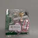 Clear Case for Airpods Pro 2 Case Cover with Safety Lock,Soft TPU Cover with Phone Stand & Cleaning Kit,Cute Bling Keychain for Women Girls-Clear Pink