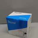 Zeyzer Black Bathroom Fan 110 CFM 1.0 Sone 5.9" Duct Square Ceiling or Wall Mount Ventilation Exhaust Fan for Bathroom/Corridor/Office/Laundry Room/SHop