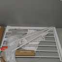Safety 1st Easy Install Walk Thru Baby Gate for Doorway With Door, Dog Gates, Fits 29"-38", Easy Install 28" Tall, White