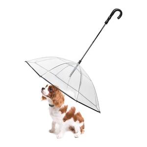 Amazon.com: LESYPET Small Dog Umbrella, 29" Width Clear Dogs Umbrella Waterproof Dog Raincoat with Leash for Outdoor Walking Rainy Days : Everything Else