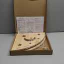 Stuffed Animal Storage Toy Organizer, Wood Corner Plushies Storage Wall Shelf with Adjustable Length, Hanging Stuffed Animal Holder for Kids Playroom Bedroom Organizer