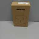 Flat Plug Extension Cord, HANYCONY 5ft Power Strip with 4 USB Ports(2 USB C), 4 Widely Outlets Extender, Wall Mount, Desk Charging Station for Office School Travel Dorm Room Essentials, ETL Listed (White)