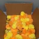 Marubhumi 5 PC 4.5 Feet Long Strands Artificial Marigold Flowers with Bell Garland for Diwali Decor, Garland for Decoration, Diwali Decorations for Home, Christmas Decor Wedding Decor (Yellow/Mango)