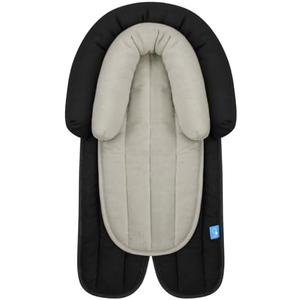 COOLBEBE Upgraded 2-in-1 Babybody Supports for Newborn Infant - Extra Soft Breathable Car Seat Insert Cushion Pad, Perfect for Carseat, Stroller, Swing, Bouncer, Black