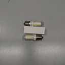 BlueStars 3W E17 Base Microwave LED Bulb 8206232A Dimmable Light Bulbs, 6000K Cold Daylight, 40W Incandescent Equivalent 75V-130V 240 lumens for Refrigerator Range Hood Microwave - 3 Packs