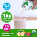 Orgain Organic Nutritional Shake, Vanilla Bean - Meal Replacement, 16g Protein, 20 Vitamins & Minerals, Gluten Free, Soy Free, Kosher, Non-GMO, 11 Ounce, 12 Count (Packaging May Vary) (EXP 09/13/26)