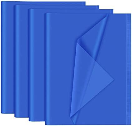 NEBURORA 120 Sheets Blue Tissue Paper - 14 x 20 Inches Navy Blue Wrapping Tissue for Gift Bags, Packaging, Floral Filler, Crafts, Birthday, Baby Shower, Wedding Decor