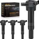 Nilight Ignition Coil Packs Set of 4 Fit UF651 for Hyundai KIA 2011 2012 2013 2014 2015 2016 17 18 19 2020 Tucson Elantra Soul FORTE 1.8 2.0L OE# 5C1861 C1804 1788511 273002E000 (2-pin) Ignition Coils