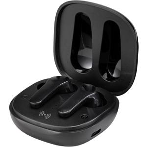 iLive IAEBTNQ102B IAEBTNQ102B in-Ear Active-Noise-Canceling Truly Wire-Free Stereo Bluetooth Earbuds with Microphones and Wireless Charging Case, Black