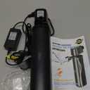 Aquarium Filter for 40-150 Gallon Tank, U-V Fish Tank Green Clean Machine Submersible Powerful Pump Canister Filter 400GPH for Pond Turtle Tank Saltwater Freshwater Crystal Clear Green Killing (Black)